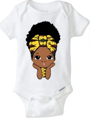 Baby in Yellow headwrap