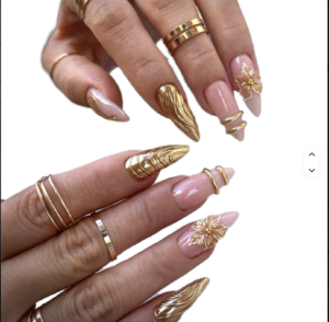 pink and gold goddess