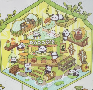 cute panda teahouse