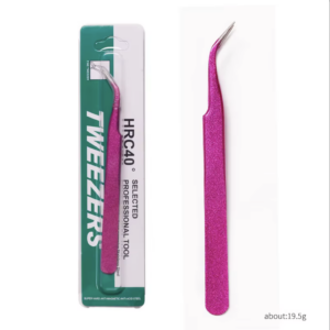 shimmer rose stainless steel tweezers