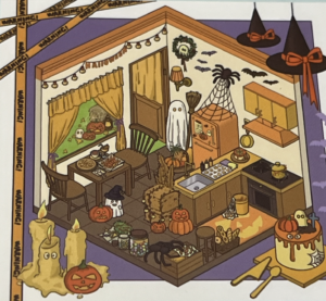 halloween cottage